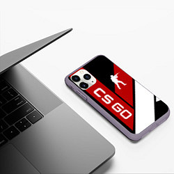 Чехол iPhone 11 Pro матовый CS GO, цвет: 3D-серый — фото 2