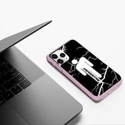 Чехол iPhone 11 Pro матовый BILLIE EILISH, цвет: 3D-розовый — фото 2