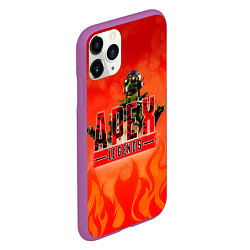 Чехол iPhone 11 Pro матовый Apex Legends, цвет: 3D-фиолетовый — фото 2