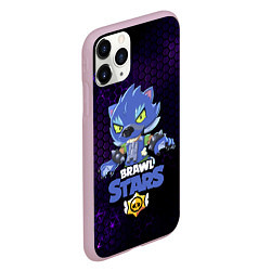 Чехол iPhone 11 Pro матовый BRAWL STARS LEON ОБОРОТЕНЬ, цвет: 3D-розовый — фото 2