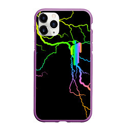 Чехол iPhone 11 Pro матовый BILLIE EILISH, цвет: 3D-фиолетовый