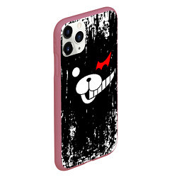 Чехол iPhone 11 Pro матовый MONOKUMA, цвет: 3D-малиновый — фото 2