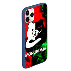 Чехол iPhone 11 Pro матовый MONOKUMA, цвет: 3D-тёмно-синий — фото 2
