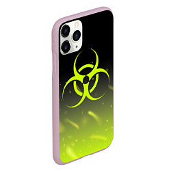 Чехол iPhone 11 Pro матовый BIOHAZARD, цвет: 3D-розовый — фото 2