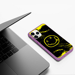 Чехол iPhone 11 Pro матовый NIRVANA, цвет: 3D-фиолетовый — фото 2