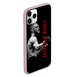 Чехол iPhone 11 Pro матовый Conor McGregor, цвет: 3D-розовый — фото 2