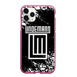 Чехол iPhone 11 Pro матовый LINDEMANN, цвет: 3D-малиновый