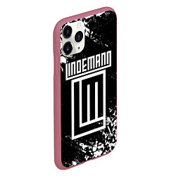 Чехол iPhone 11 Pro матовый LINDEMANN, цвет: 3D-малиновый — фото 2