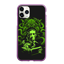 Чехол iPhone 11 Pro матовый Cthulhu, цвет: 3D-фиолетовый