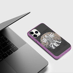 Чехол iPhone 11 Pro матовый Cthulhu, цвет: 3D-фиолетовый — фото 2