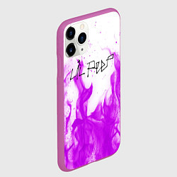 Чехол iPhone 11 Pro матовый LIL PEEP FIRE, цвет: 3D-фиолетовый — фото 2