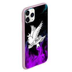 Чехол iPhone 11 Pro матовый LIL PEEP CRY BABY, цвет: 3D-розовый — фото 2