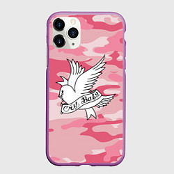 Чехол iPhone 11 Pro матовый LIL PEEP CRY BABY, цвет: 3D-фиолетовый