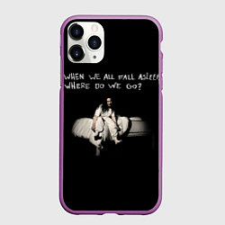 Чехол iPhone 11 Pro матовый Billie Eilish, цвет: 3D-фиолетовый