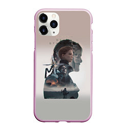 Чехол iPhone 11 Pro матовый Death Stranding, цвет: 3D-розовый