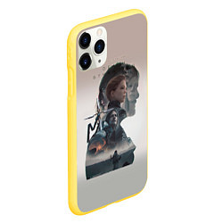 Чехол iPhone 11 Pro матовый Death Stranding, цвет: 3D-желтый — фото 2