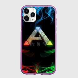 Чехол iPhone 11 Pro матовый Ark Survival Evolved, цвет: 3D-фиолетовый