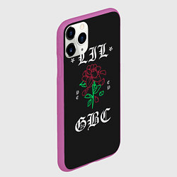 Чехол iPhone 11 Pro матовый Peep Rose, цвет: 3D-фиолетовый — фото 2