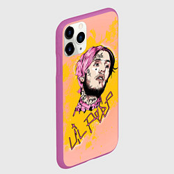 Чехол iPhone 11 Pro матовый Lil Peep, цвет: 3D-фиолетовый — фото 2