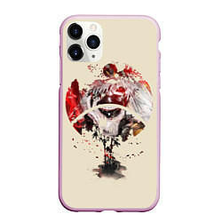 Чехол iPhone 11 Pro матовый Tokyo Ghoul, цвет: 3D-розовый