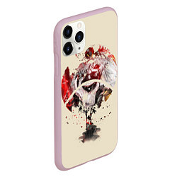 Чехол iPhone 11 Pro матовый Tokyo Ghoul, цвет: 3D-розовый — фото 2