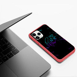 Чехол iPhone 11 Pro матовый ТИКТОКЕР - PAYTON MOORMEIE, цвет: 3D-красный — фото 2