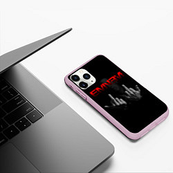 Чехол iPhone 11 Pro матовый EMINEM, цвет: 3D-розовый — фото 2