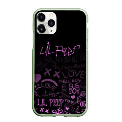 Чехол iPhone 11 Pro матовый LIL PEEP, цвет: 3D-салатовый