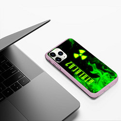 Чехол iPhone 11 Pro матовый STALKER 2, цвет: 3D-розовый — фото 2