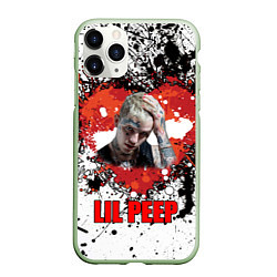 Чехол iPhone 11 Pro матовый Lil Peep, цвет: 3D-салатовый