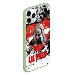 Чехол iPhone 11 Pro матовый Lil Peep, цвет: 3D-салатовый — фото 2