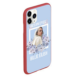 Чехол iPhone 11 Pro матовый Billie Eilish, цвет: 3D-красный — фото 2