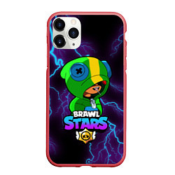 Чехол iPhone 11 Pro матовый Brawl Stars LEON