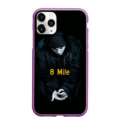 Чехол iPhone 11 Pro матовый EMINEM, цвет: 3D-фиолетовый