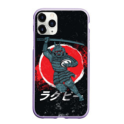 Чехол iPhone 11 Pro матовый Регби Япония, 2019, цвет: 3D-светло-сиреневый