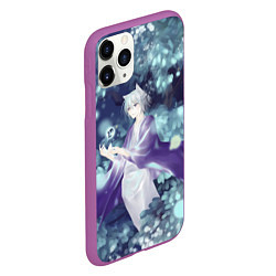 Чехол iPhone 11 Pro матовый Tomoe Kamisama, цвет: 3D-фиолетовый — фото 2