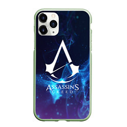 Чехол iPhone 11 Pro матовый Assassin’s Creed, цвет: 3D-салатовый