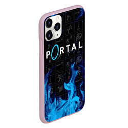 Чехол iPhone 11 Pro матовый PORTAL, цвет: 3D-розовый — фото 2