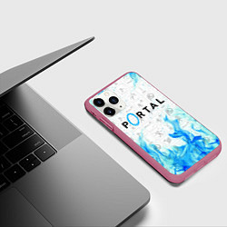 Чехол iPhone 11 Pro матовый PORTAL, цвет: 3D-малиновый — фото 2