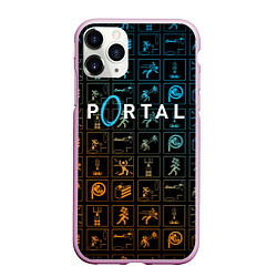 Чехол iPhone 11 Pro матовый PORTAL, цвет: 3D-розовый