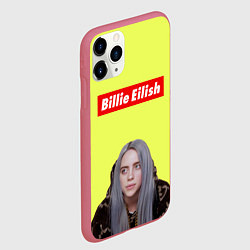 Чехол iPhone 11 Pro матовый BILLIE EILISH, цвет: 3D-малиновый — фото 2