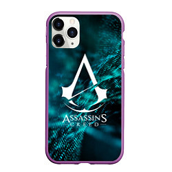 Чехол iPhone 11 Pro матовый ASSASSINS CREED, цвет: 3D-фиолетовый