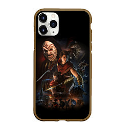 Чехол iPhone 11 Pro матовый ASSASSINS CREED, цвет: 3D-коричневый