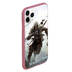 Чехол iPhone 11 Pro матовый ASSASSINS CREED, цвет: 3D-малиновый — фото 2