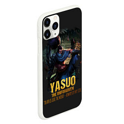 Чехол iPhone 11 Pro матовый Yasuo, цвет: 3D-белый — фото 2