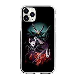 Чехол iPhone 11 Pro матовый Hollow Knight, цвет: 3D-белый