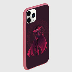 Чехол iPhone 11 Pro матовый Hollow Knight, цвет: 3D-малиновый — фото 2