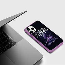 Чехол iPhone 11 Pro матовый Hollow Knight, цвет: 3D-фиолетовый — фото 2
