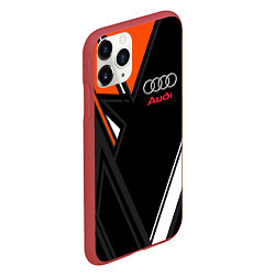 Чехол iPhone 11 Pro матовый AUDI, цвет: 3D-красный — фото 2