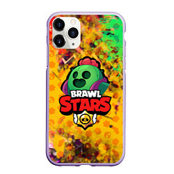 Чехол iPhone 11 Pro матовый BRAWL STARS:SPIKE